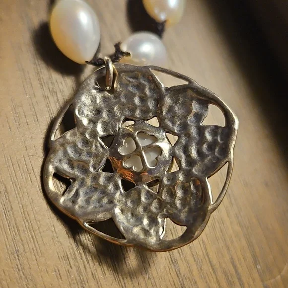 Silpada sterling and fresh water pearl necklace. - Picture 6 of 6